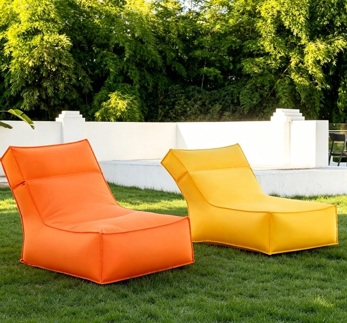 Beach Folded Bean Bag Sofa Pouf detail 1